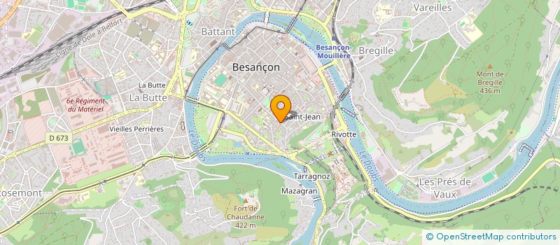 localisation de l'entreprise FRAGONARD à BESANCON