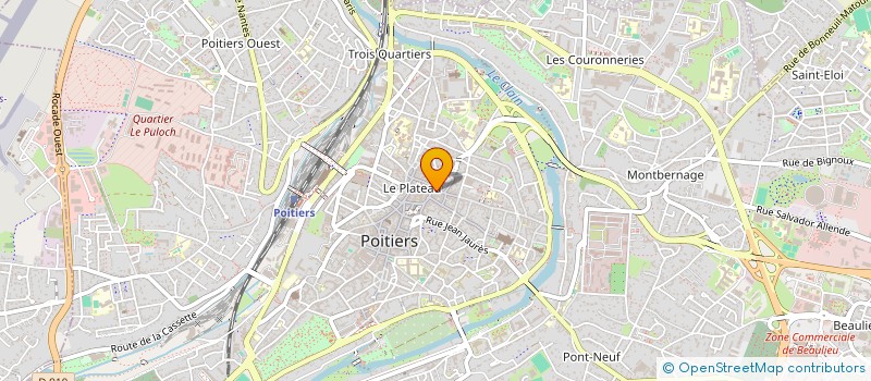 localisation de l'entreprise FRAGRANCE à POITIERS