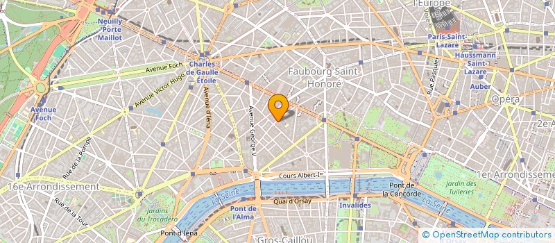 localisation de l'entreprise FRAGRANCE CONCEPT DISTRIBUTION  PARIS