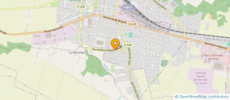 localisation de l'entreprise FRAGRANCE CONDITIONNEMENT à ROMILLY-SUR-SEINE
