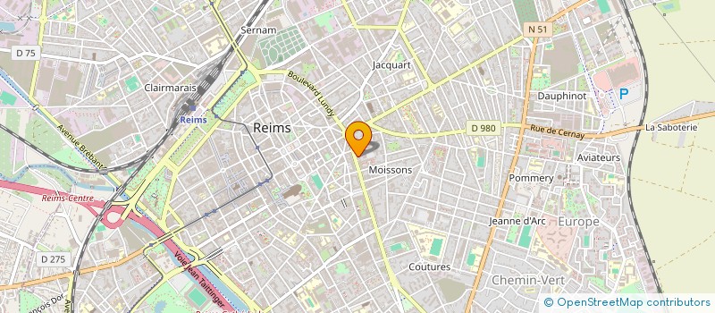 localisation de l'entreprise FRAGUY  REIMS