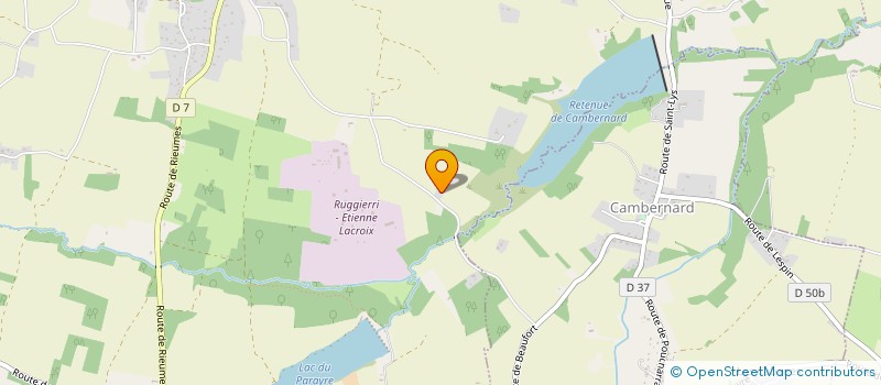 localisation de l'entreprise FRAHELCIE  SAINTE-FOY-DE-PEYROLIERES