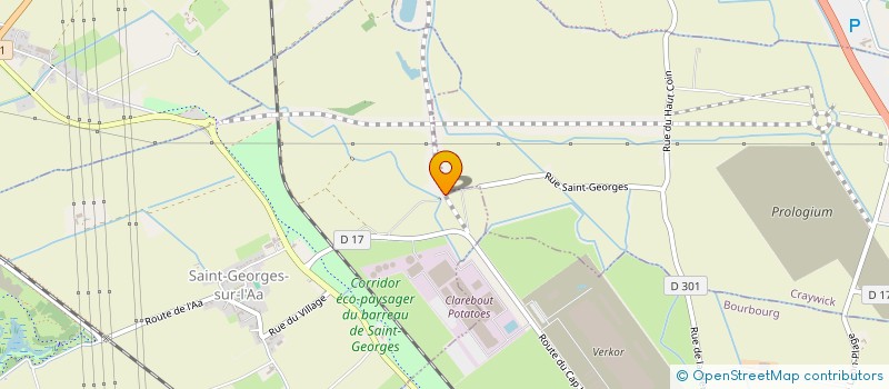 localisation de l'entreprise FRAI'MER à SAINT-GEORGES-SUR-L'AA