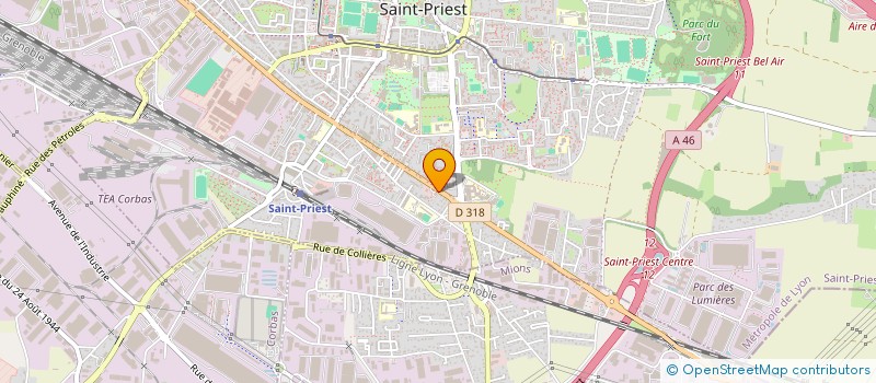 localisation de l'entreprise FRAICH ALIM  SAINT-PRIEST