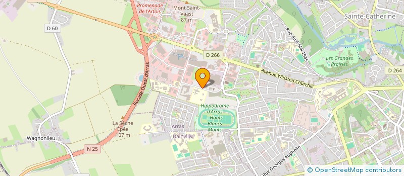 localisation de l'entreprise FRAICHE VOLAILLE à ARRAS
