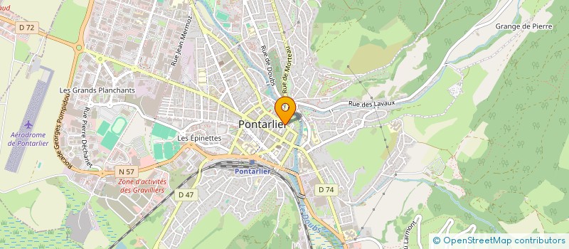 localisation de l'entreprise FRAICHEUR DE VIVRE à PONTARLIER