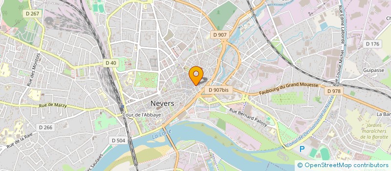localisation de l'entreprise FRAICHEUR ET GOURMANDISE à NEVERS