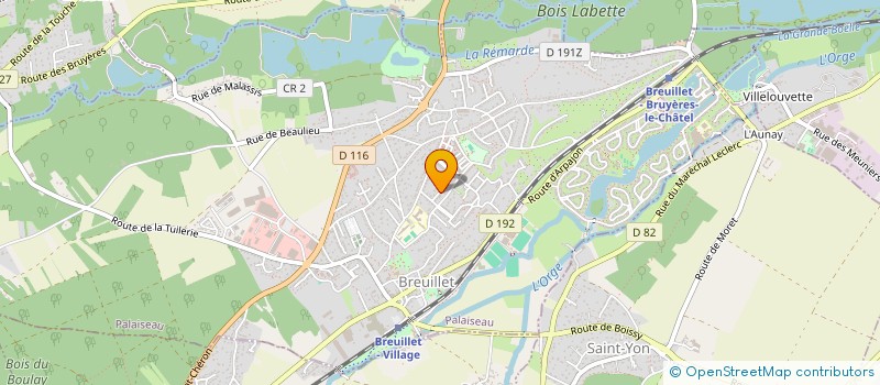 localisation de l'entreprise FRAICHEUR LOCALE  BREUILLET