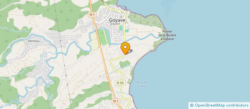 localisation de l'entreprise FRAICHEUR OCEANE à GOYAVE
