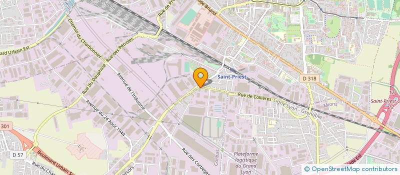 localisation de l'entreprise FRAICHEUR QUALITE à CORBAS