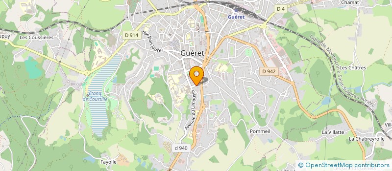 localisation de l'entreprise FRAICHEUR TERANGA à GUERET