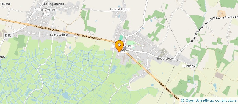 localisation de l'entreprise FRAICHEURS DE RETZ à VILLENEUVE-EN-RETZ