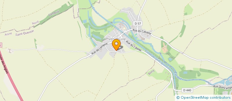 localisation de l'entreprise FRAILEG  VENDHUILE