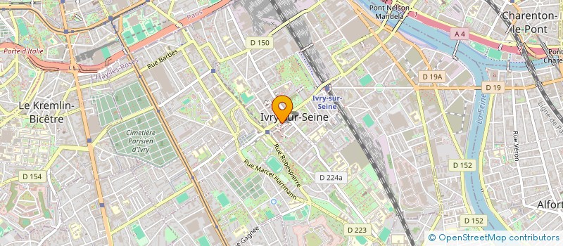 localisation de l'entreprise FRAIM  IVRY-SUR-SEINE