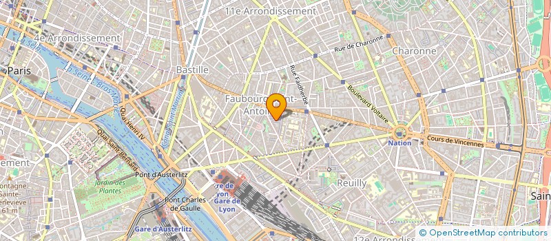 localisation de l'entreprise FRAING  PARIS