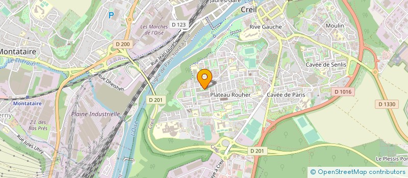 localisation de l'entreprise FRAIS à CREIL