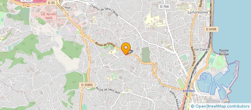 localisation de l'entreprise FRAIS &CHAUD à ANTIBES