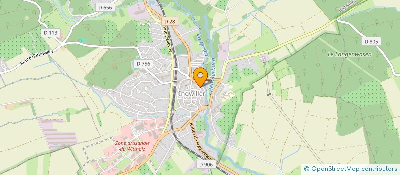 localisation de l'entreprise FRAIS COMMUNS LOESCHER LETSCHER à INGWILLER
