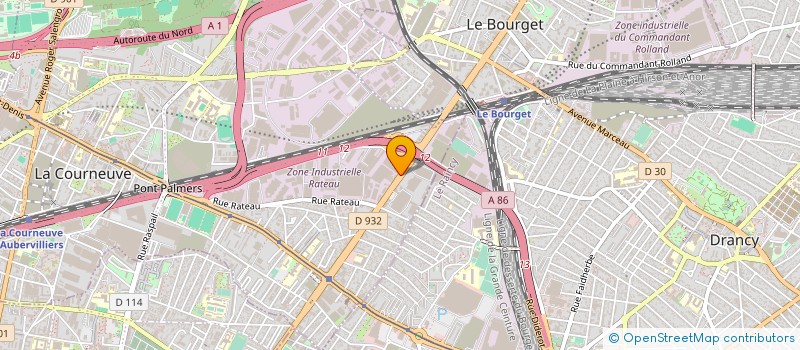 localisation de l'entreprise FRAIS COURNEUVE à LA COURNEUVE