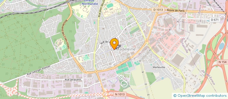 localisation de l'entreprise FRAIS DU JOUR à EVREUX