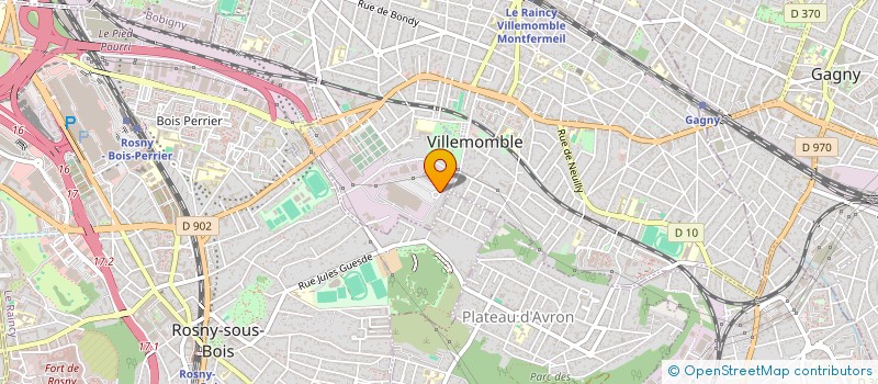 localisation de l'entreprise FRAIS GRIGNY à VILLEMOMBLE