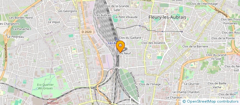 localisation de l'entreprise FRAIS IBERIQUE à FLEURY-LES-AUBRAIS