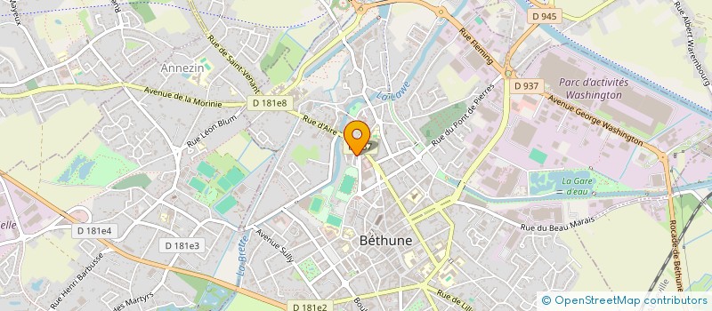 localisation de l'entreprise FRAIS SERVICE DISTRIBUTION à BETHUNE