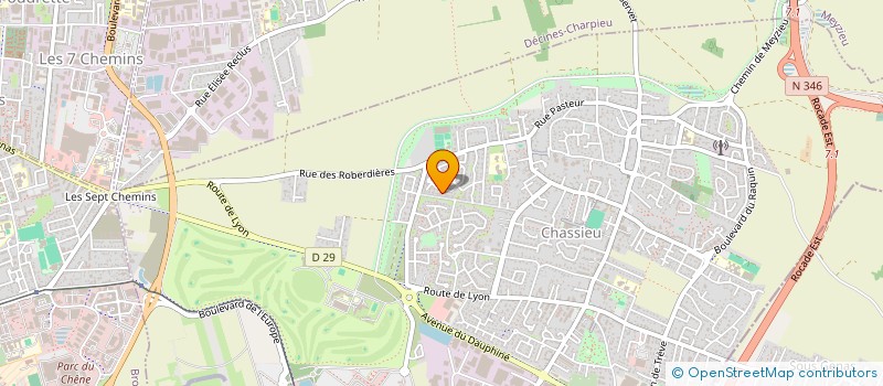 localisation de l'entreprise FRAISE & FARINE  CHASSIEU