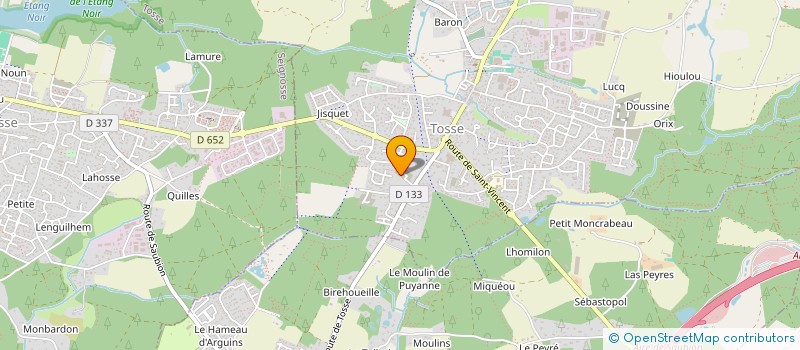 localisation de l'entreprise FRAISEUR  TOSSE