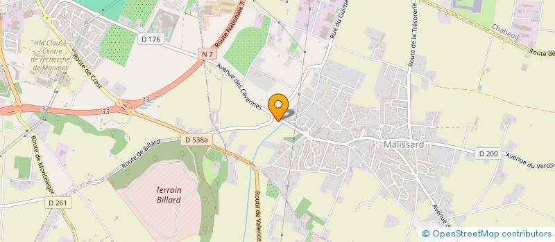 localisation de l'entreprise FRAISSE-ENGEL à CHABEUIL