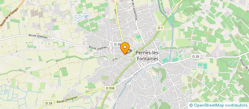 localisation de l'entreprise FRAISSE HAN TERRASSEMENT à PERNES LES FONTAINES