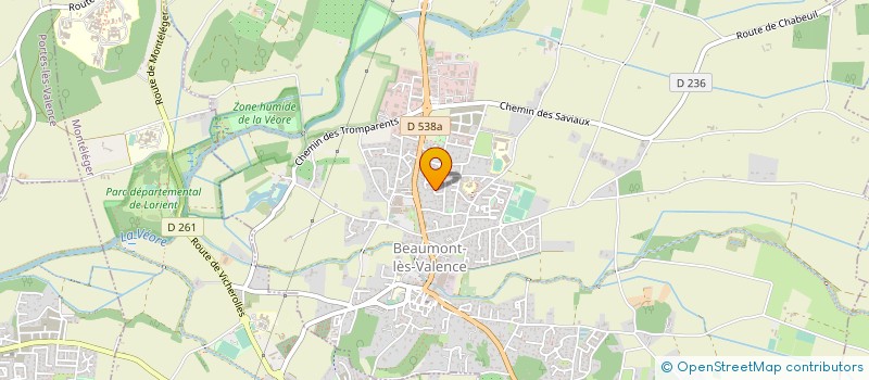 localisation de l'entreprise FRAISSE ISOLATION à BEAUMONT-LES-VALENCE