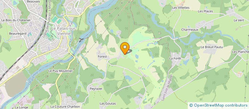 localisation de l'entreprise FRAISSEIX GM à PANAZOL