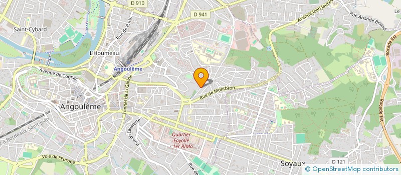 localisation de l'entreprise FRAISSIMMO à ANGOULEME