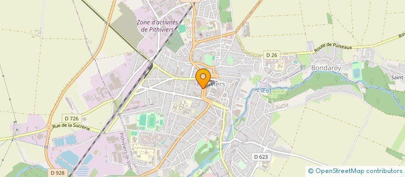 localisation de l'entreprise FRAIZY VOYAGES à PITHIVIERS
