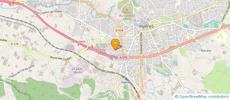 localisation de l'entreprise FRAJALIE à HYERES