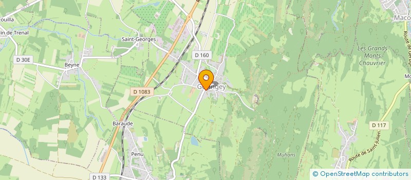 localisation de l'entreprise FRAJEN  GEVINGEY