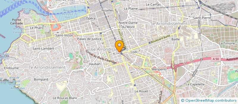 localisation de l'entreprise FRAJERSAL à MARSEILLE