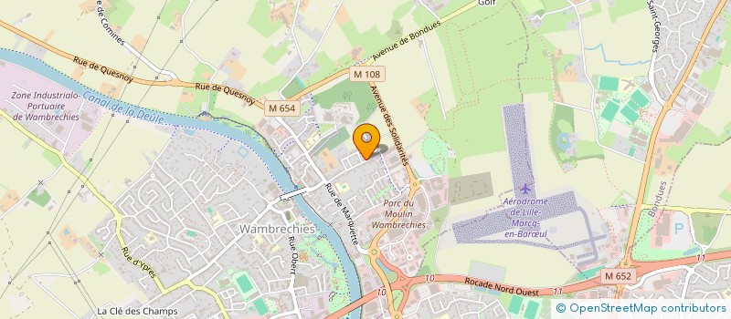 localisation de l'entreprise FRAJU999  WAMBRECHIES