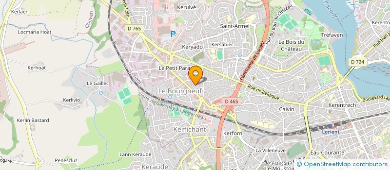 localisation de l'entreprise FRAJUCO  LORIENT