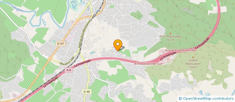 localisation de l'entreprise FRAKASRIDERS  VIDAUBAN