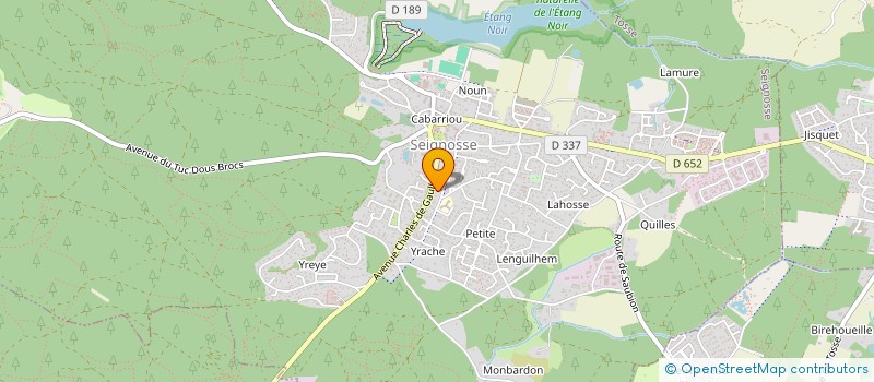 localisation de l'entreprise FRAL  SEIGNOSSE