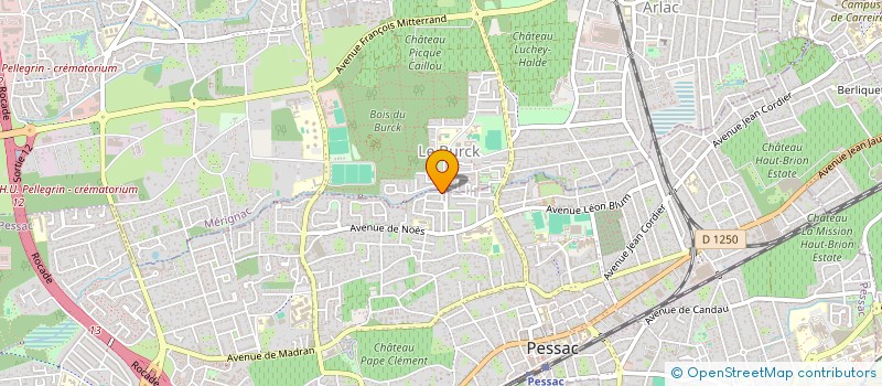 localisation de l'entreprise FRAL  PESSAC