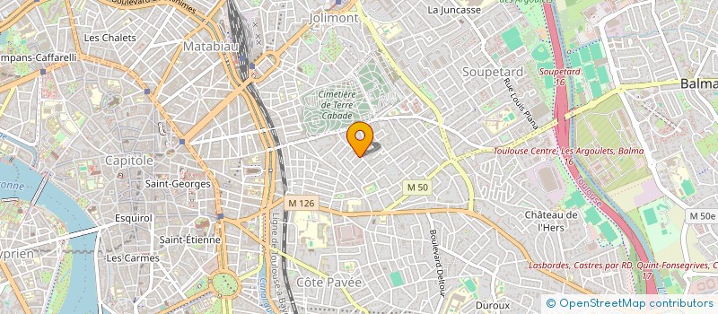 localisation de l'entreprise FRAL  TOULOUSE
