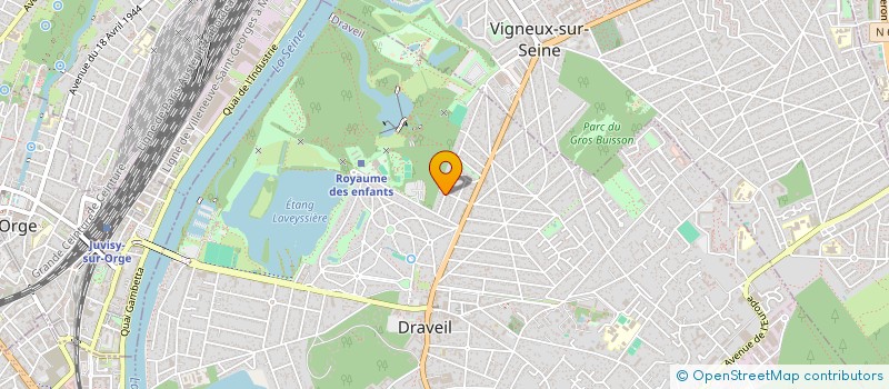 localisation de l'entreprise FRAL à DRAVEIL