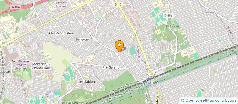 localisation de l'entreprise FRALENY  VILLEPINTE