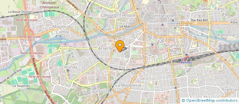 localisation de l'entreprise FRALEX  RENNES