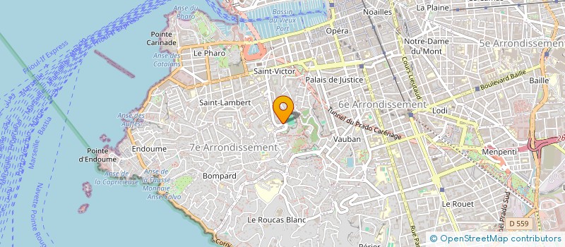 localisation de l'entreprise FRALEX à MARSEILLE