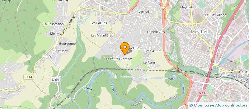 localisation de l'entreprise FRALEX  POISY