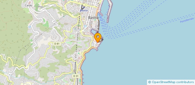 localisation de l'entreprise FRALIANTZ à BASTIA
